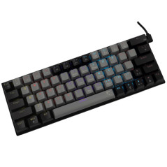 CLAVIER GAMING WHITE SHARK WAKIZASHI GK-002111 BLACK GREY RED