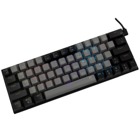 CLAVIER GAMING WHITE SHARK WAKIZASHI GK-002111 BLACK GREY RED