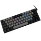 CLAVIER GAMING WHITE SHARK WAKIZASHI GK-002111 BLACK GREY RED