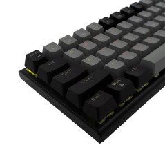 CLAVIER GAMING WHITE SHARK WAKIZASHI GK-002111 BLACK GREY RED