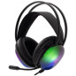 MICRO-CASQUE GAMING FILAIRE WHITE SHARK PEACOCK GH-2444 RGB - NOIR
