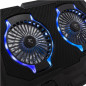 REFROIDISSEUR GAMER WHITE SHARK GCP-10 ICE SHADOW POUR PC PORTABLE 17"