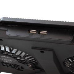 REFROIDISSEUR GAMER WHITE SHARK GCP-10 ICE SHADOW POUR PC PORTABLE 17"