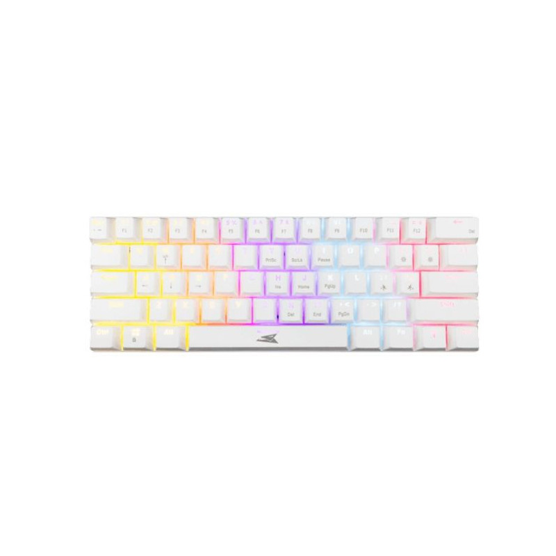 CLAVIER MÉCANIQUE BARACUDA DOLPHIN BGK-03221 - BLANC - BLUE SWITCH