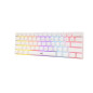 CLAVIER MÉCANIQUE BARACUDA DOLPHIN BGK-03221 - BLANC - BLUE SWITCH