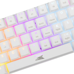 CLAVIER MÉCANIQUE BARACUDA DOLPHIN BGK-03221 - BLANC - BLUE SWITCH