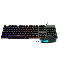 ENSEMBLE CLAVIER & SOURIS GAMER INCA IKG-448 FILAIRE LED RGB