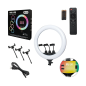RING LIGHT PROFESSIONNEL LED RGB 56CM (MJ56)