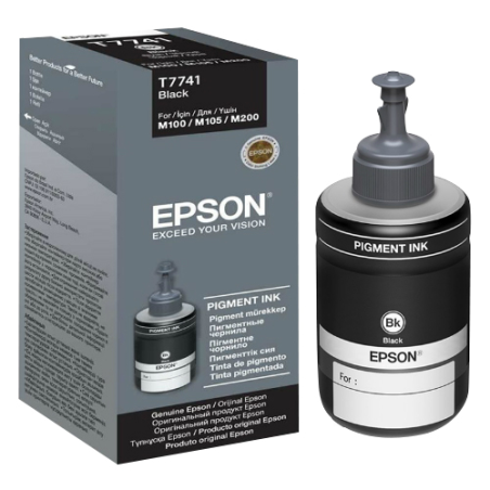 Bouteille D'encre EPSON T7741 Pigment-Noir 
