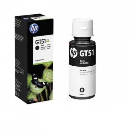 Bouteille d'encre Authentique HP GT51XL 135 mL Noir (X4E40AE)