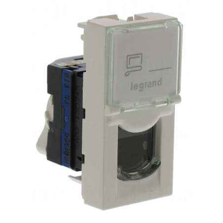 Prise RJ45 Programme Mosaic Categorie 6 FTP 1 Module