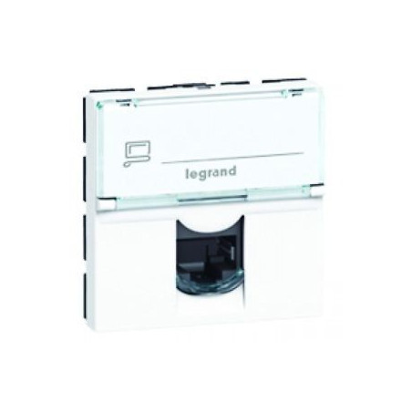 Prise RJ45 Programme Mosaic Categorie 6 FTP 2 Modules