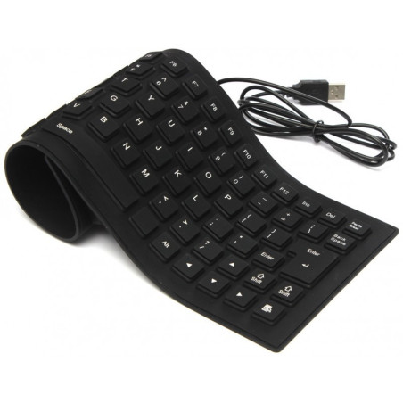 Clavier Flexible USB Azerty 