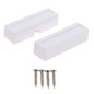 CONTACT MAGNETIQUE PLASTIQUE BLANC APPARENT