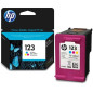 CARTOUCHE HP 123 COULEUR (F6V16AE)