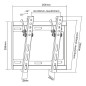Support Mural SBOX Avec Inclinaison Pour TV 23" - 43"