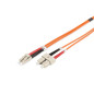 Jarretière Fibre Optique LC-SC Duplex 2m