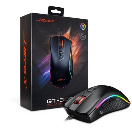 SOURIS GAMER NITROX GT-300+ (NOIR)